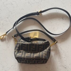 Fendi mini black and Gold Women's Bag